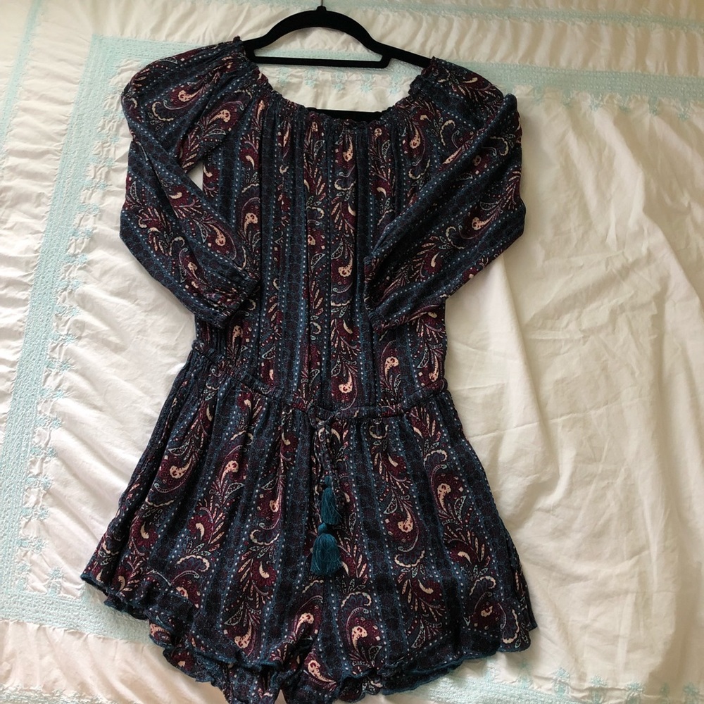 American Eagle Off the Shoulder Romper